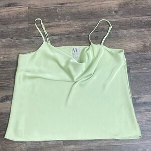 Worthington lime green blouse.